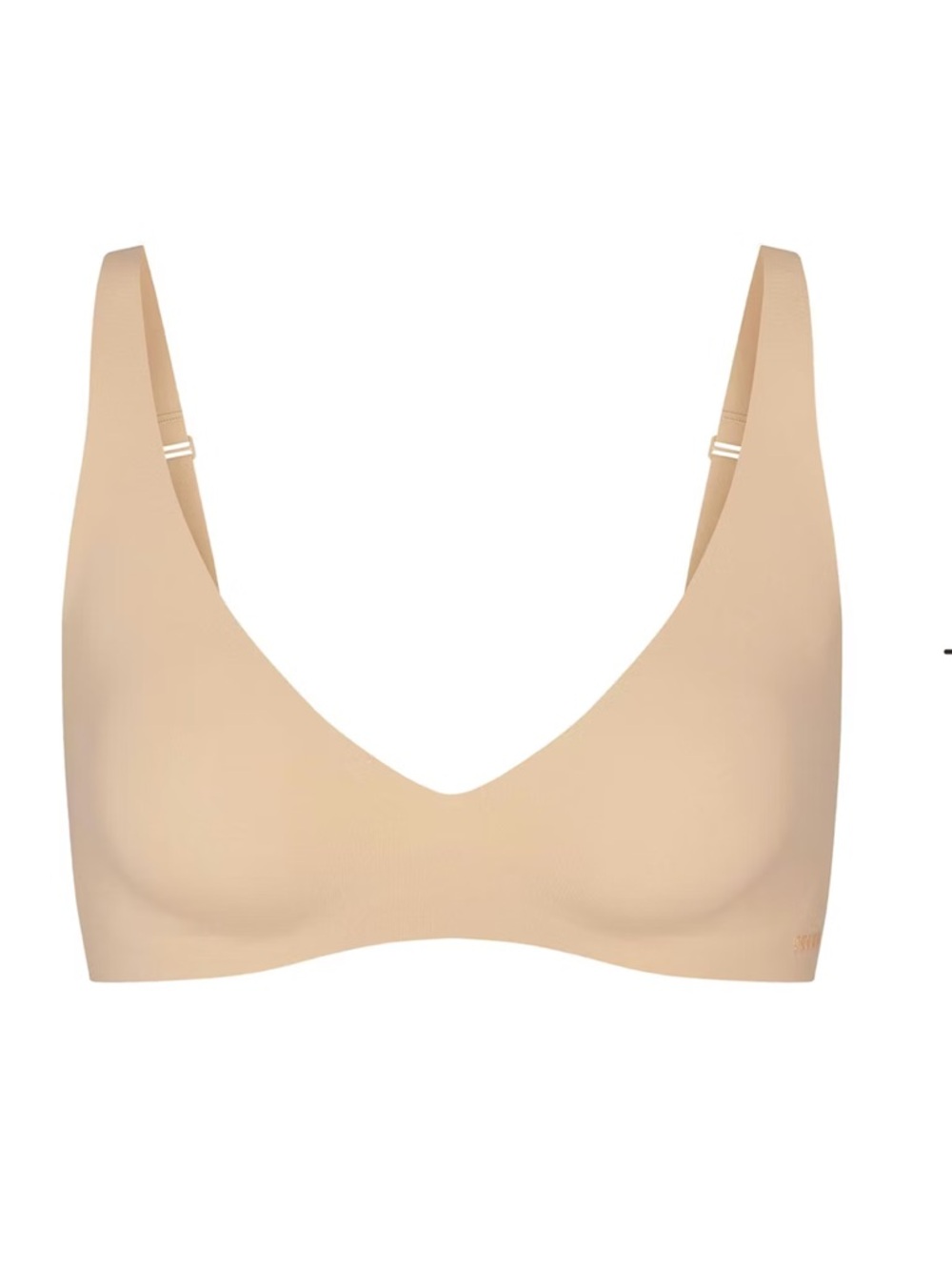 SKIMS Naked Plunge Bralette NWOT, Wireless, Nude, Size Small - Picture 8 of 12